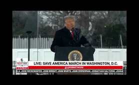 President Trump DC Protest Speech: Peacefully and Patriotically