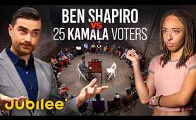 1 Republican vs. 25 Kamala Harris Voters (Feat. Ben Shapiro) | Surrounded