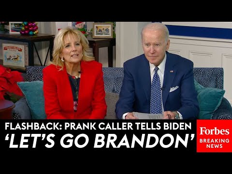 Biden Gets Pranked When Caller Tells Him, 'Let's Go Brandon!' During Santa Tracker Show | FLASHBACK